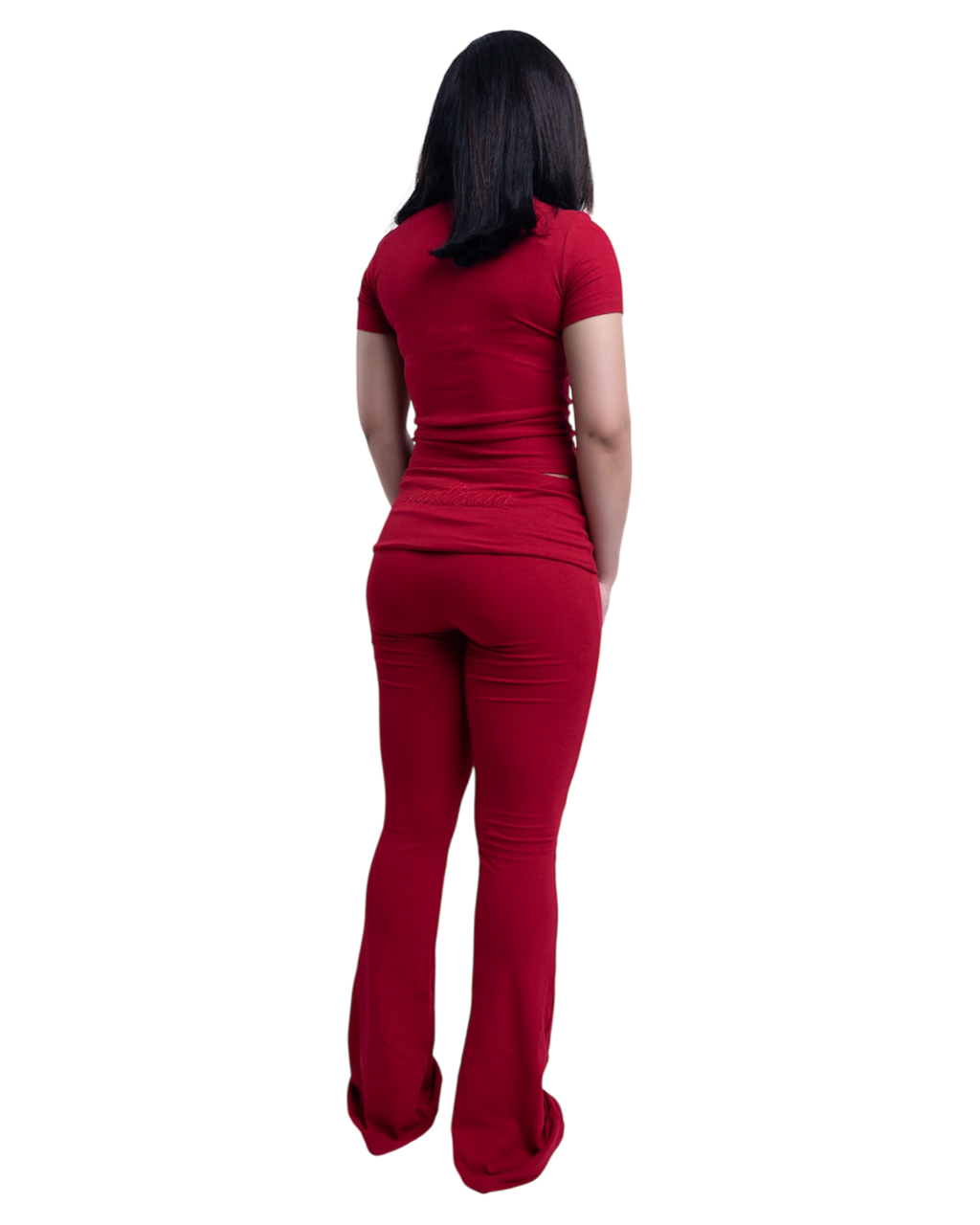 *Lush* Foldover Flared Leggings