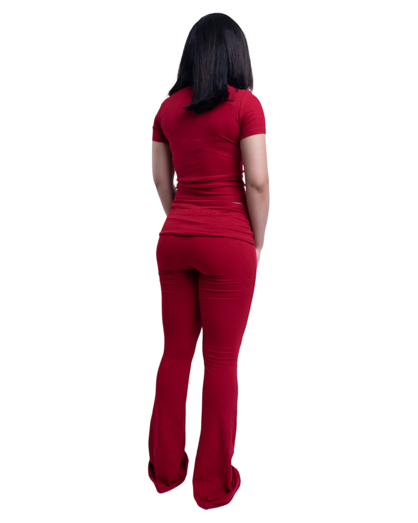 *Lush* Foldover Flared Leggings