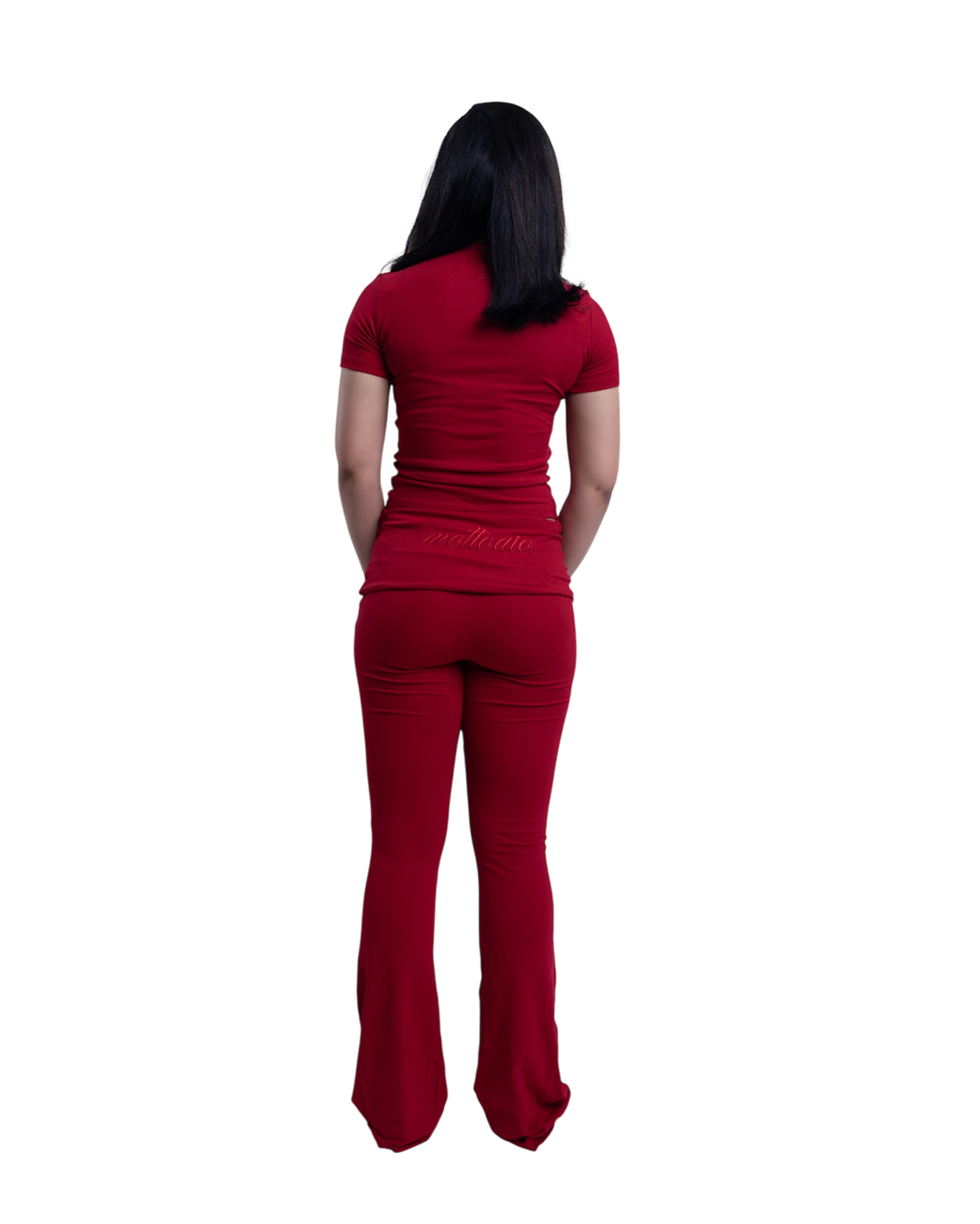 *Lush* Foldover Flared Leggings
