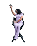 *Lavender* Foldover Flared Leggings